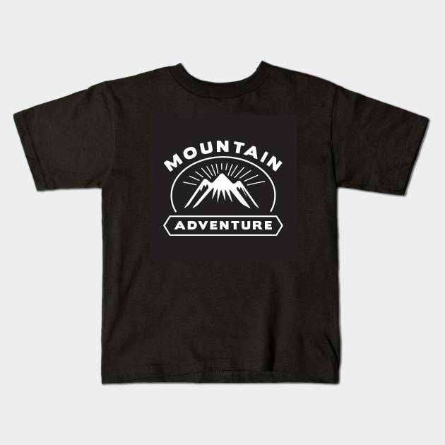 Travel Mountain Kids T-Shirt by Hastag Pos